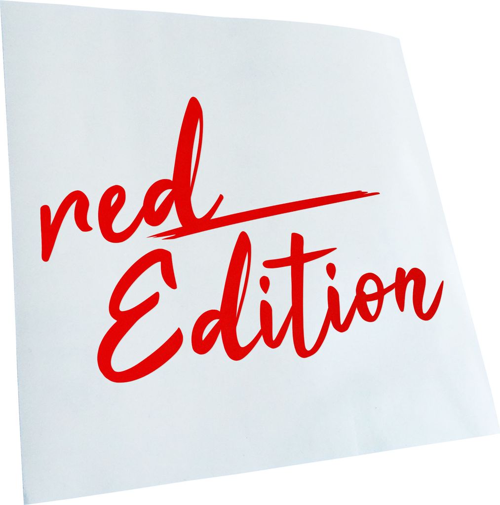 Kiwistar - Autoaufkleber - Red Edition - Rot - 24x16cm - Aufkleber für Auto, Laptop, Fahrrad, LKW, Motorrad mehrfarbig JDM Decal Racing