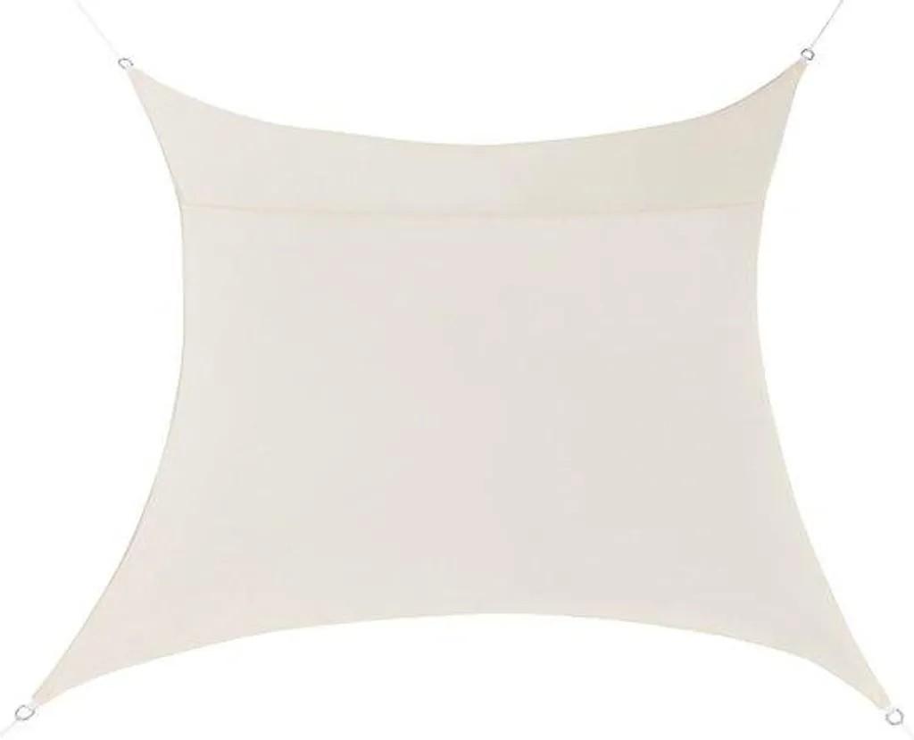 Parasol imperméable 3 x 3 m couleur sable avec haute protection UV