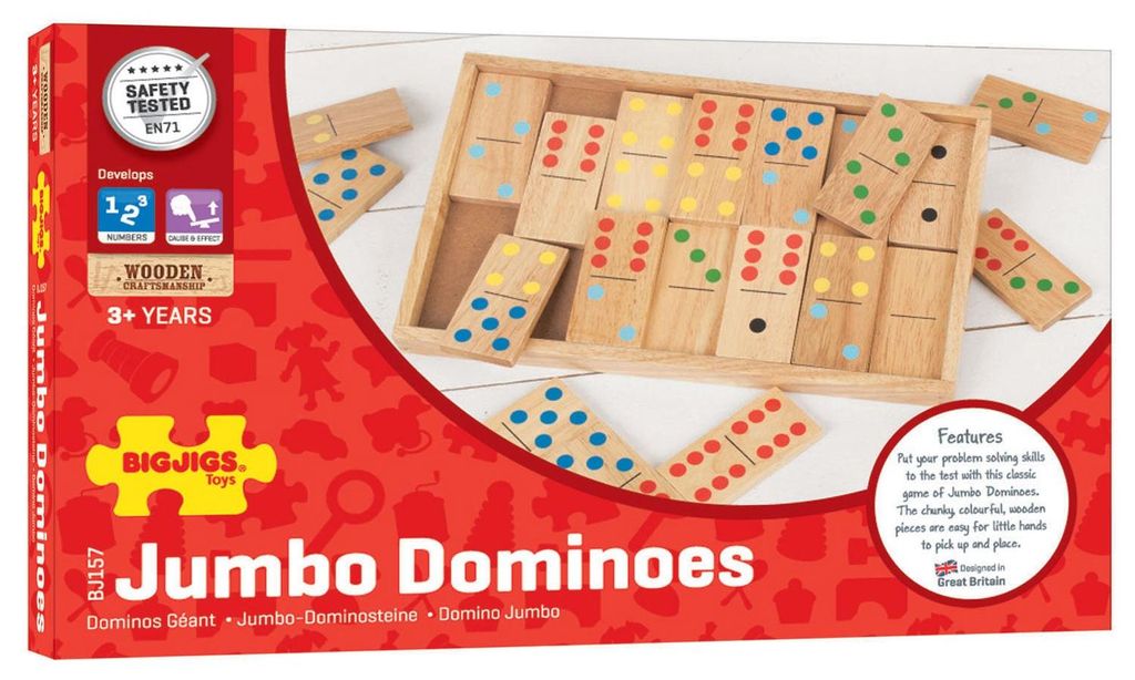 Bigjigs Jumbo Domino, 29dlg. Image du produit 
