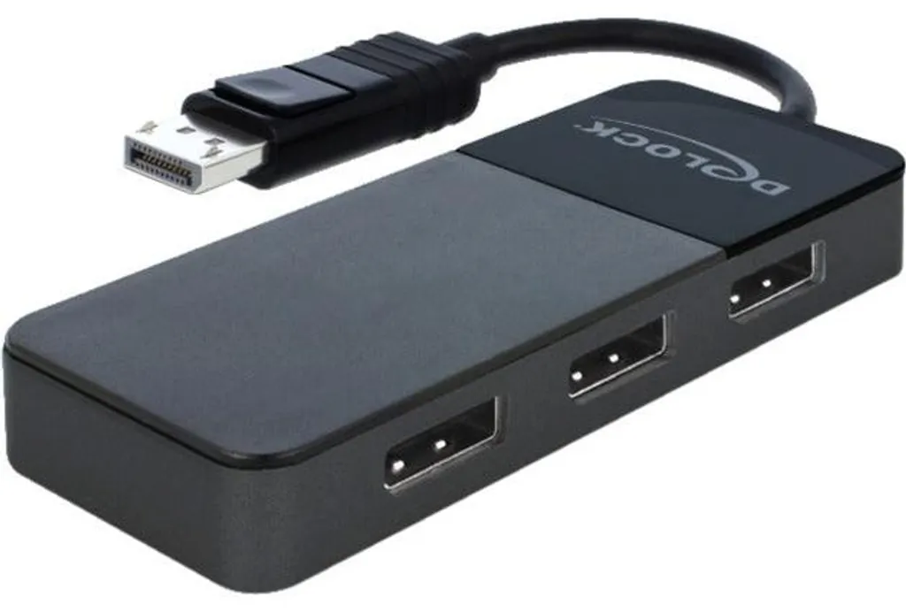 Répartiteur 8K DisplayPort Delock 87737 - Triple Affichage DP 30 Hz