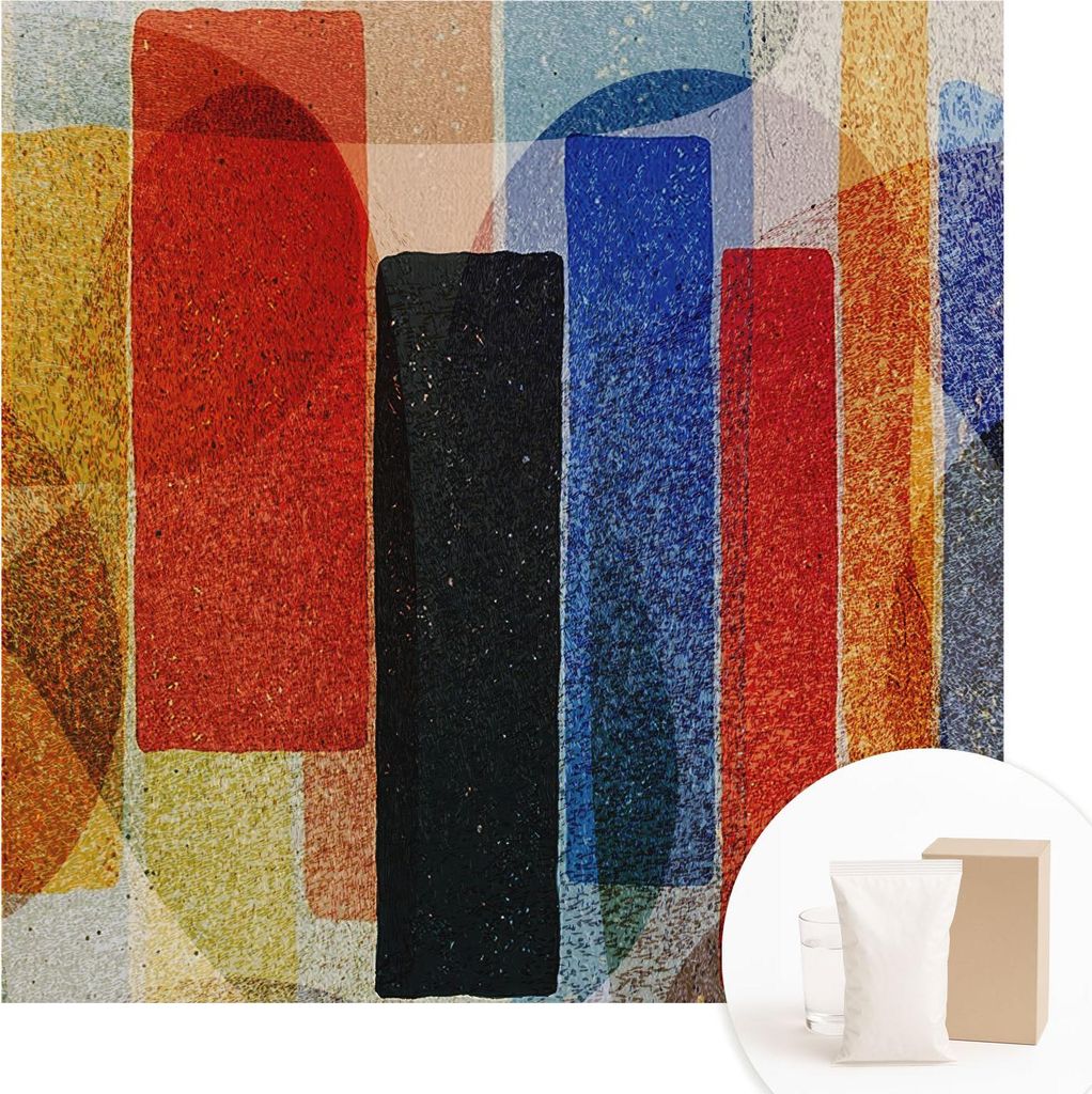 Fototapete - Wandbilder für Wohnzimmer - 250x250 cm - Dekorative Wandfolie - Modernes Design für Wanddekoration - Tapeten für Innenräume - Geom...