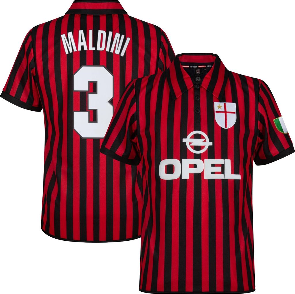 AC Mailand Centenary Retro-Fußballtrikot 2000 Maldini 3