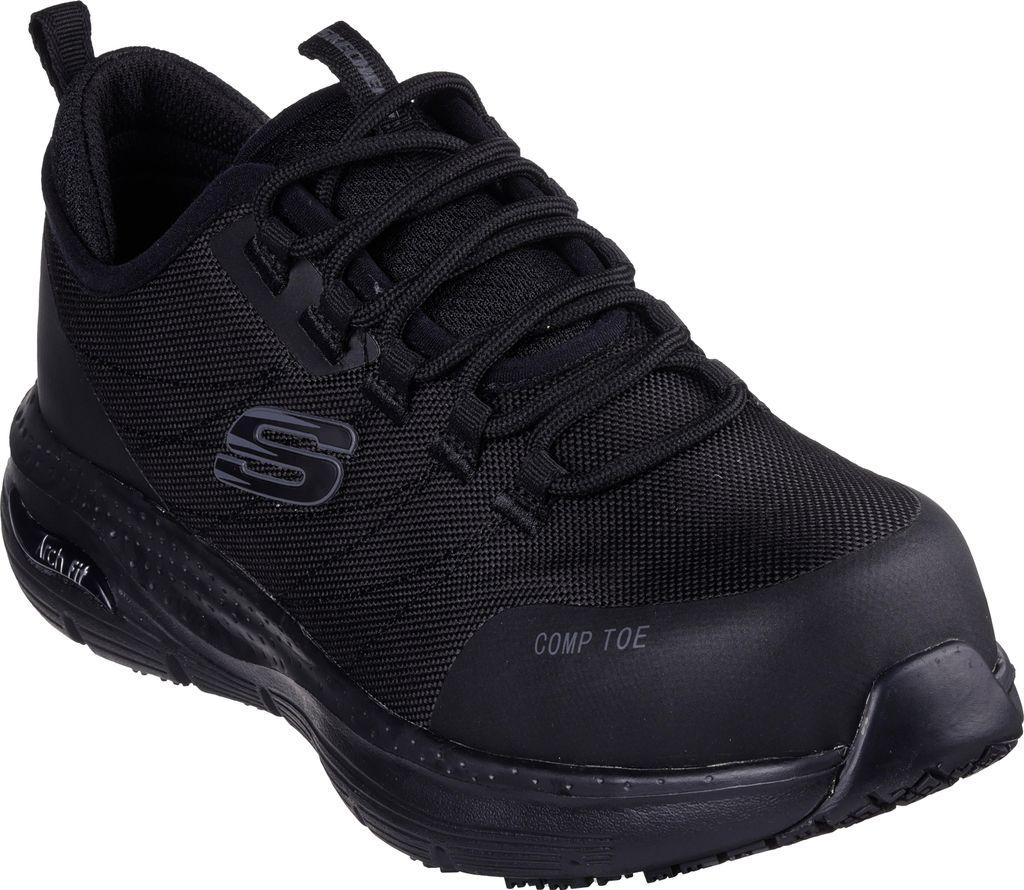 Skechers Work EBINAL ARCH FIT SR Damen S3 Arbeitsschuhe Tiefschwarz 40