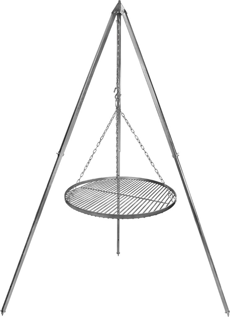 Schwenkgrill Grillrost 50 cm Dreibein 210 cm auch für schwere Lasten