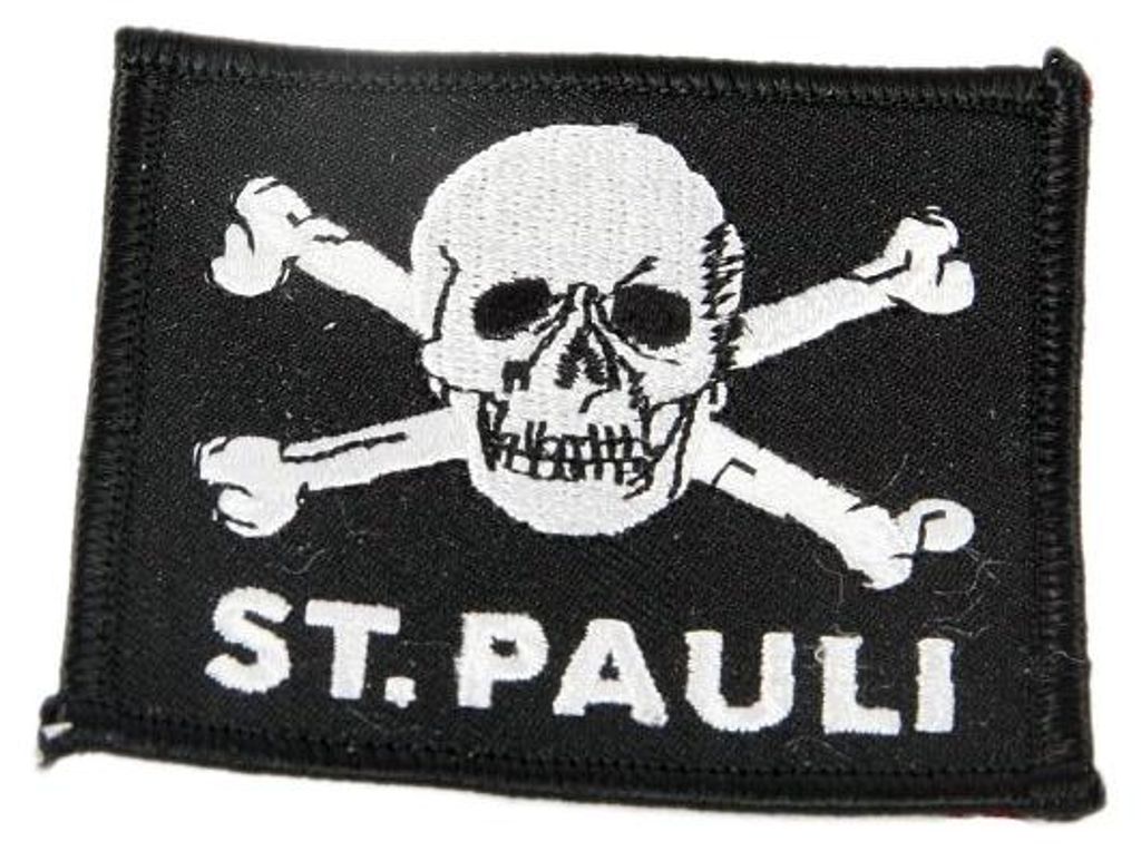 St. Pauli Aufnäher Totenkopf Produktbild 