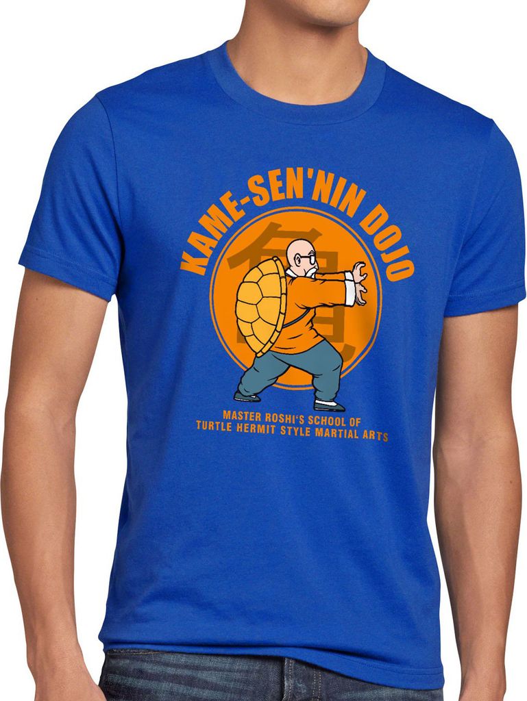 style3 Roshi Kame-Sen'nin Dojo Herren T-Shirt turtle gt z son-goku