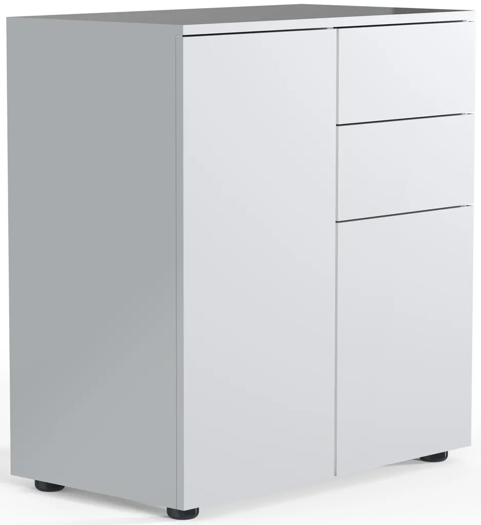 Petite commode Dalosa 4 tiroirs gain de place pour appartements