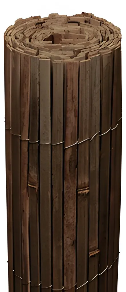 Pare-vue bambou brun foncé contre le vis-à-vis SolVision B55 80x600 cm