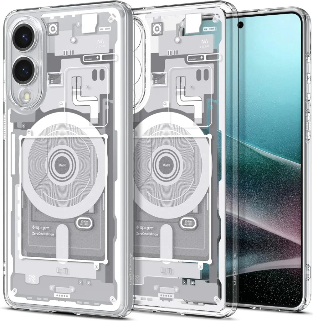 Spigen Ultra Hybrid Zero One Galaxy S25 Edge White Case MagFit
