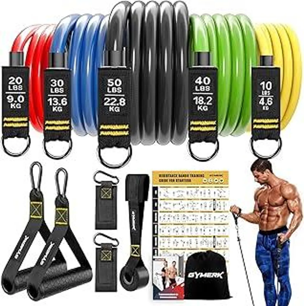 Kit Elastici Resistenza Fitness con Maniglie: Trasforma la tua Casa in Palestra