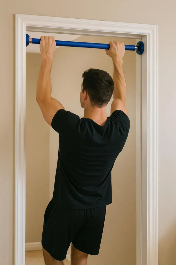 Barre de traction sans perçage 150 cm pour éviter d'abîmer vos murs - 2