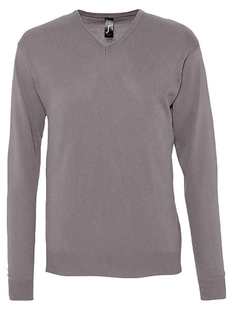 SOLS - "Galaxy" Pullover V-Ausschnitt für Herren LT1417 (L) (Mittelgrau)