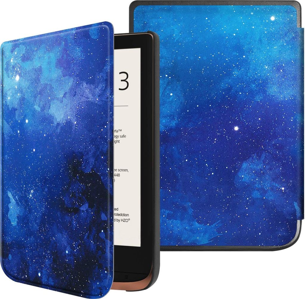 Fintie Hülle für Pocketbook Touch HD 3 / Touch Lux 5 / Touch Lux 4 / Color (2020) / Basic Lux 2 E-Book Reader - Ultradünne Schutzhülle mit Auto...