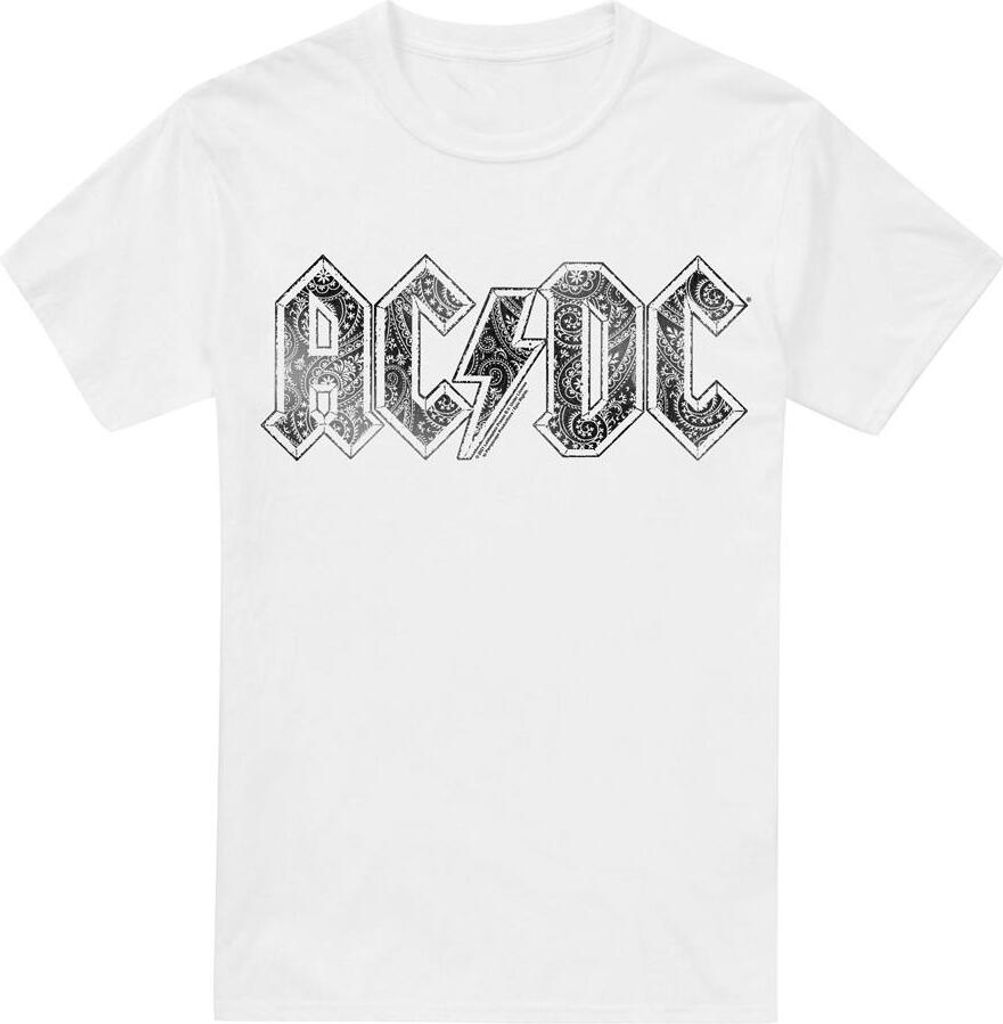AC/DC - T-Shirt für Herren TV13327 (5XL) (Weiß)