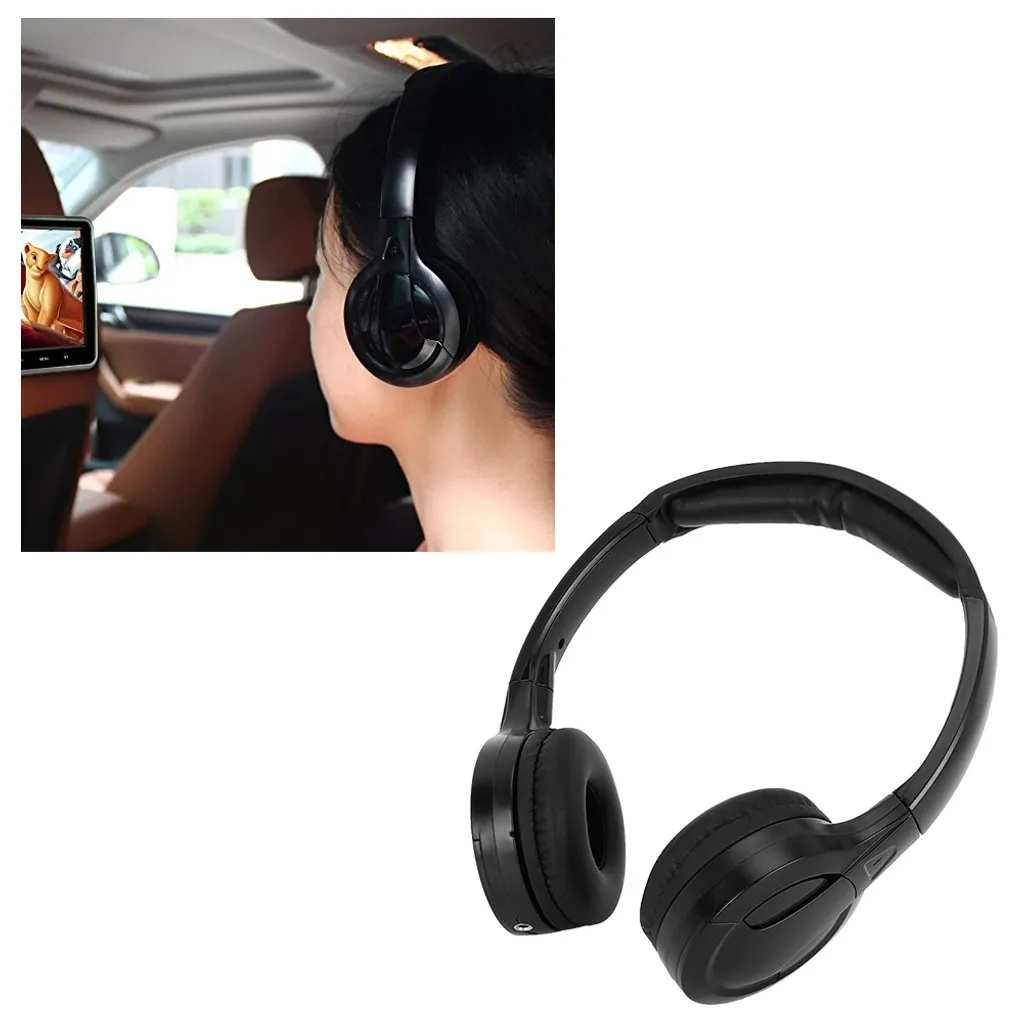 Cuffie IR Auto Dual Channel: Auricolari Wireless Infrarossi Universali - 5