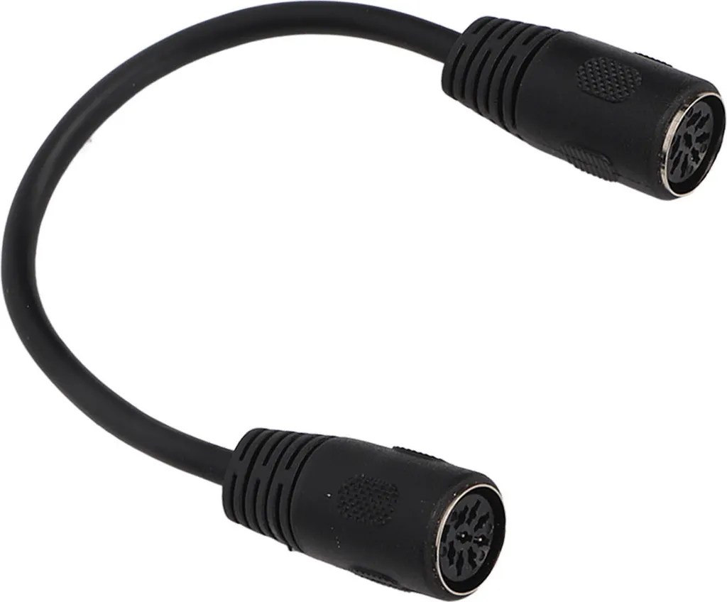 Cavo DIN 8 Pin 0,2m Rame Puro PVC Adattatore Audio per AV Hi-Fi - 5