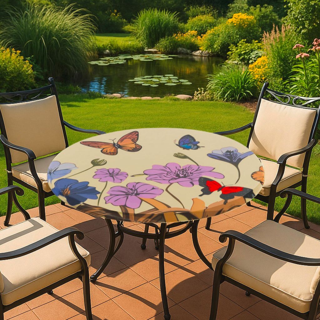 Maximex Spann-Tischdecke rund Ø 70 - 86 cm, Produktbild 