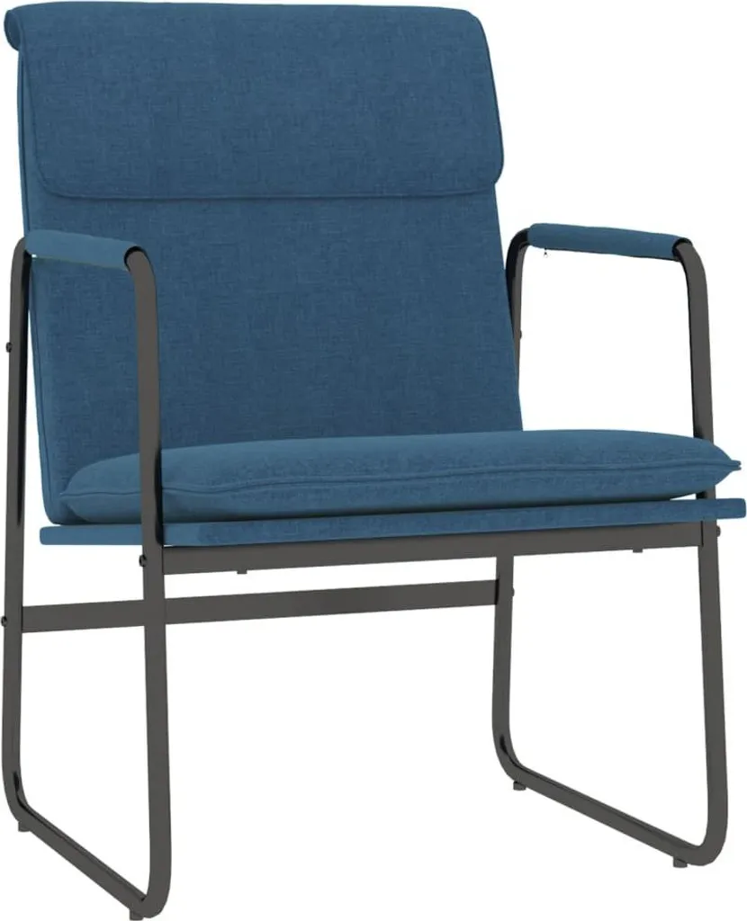 Sedia da Camera SYFAX Blu 55x64x80 cm - Tessuto Lavabile e Solido