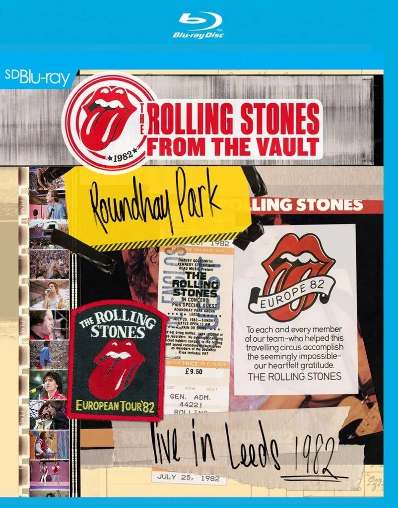 Concert Rolling Stones Live In Leeds 1982 vinyle son restauré HD