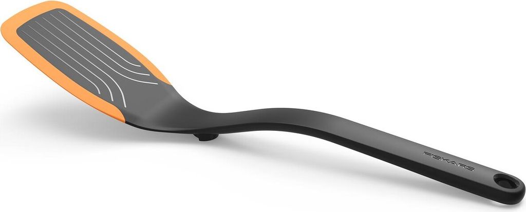 Fiskars 1027300, Kochspatel, Schwarz, Orange, Kunststoff, Produktbild 