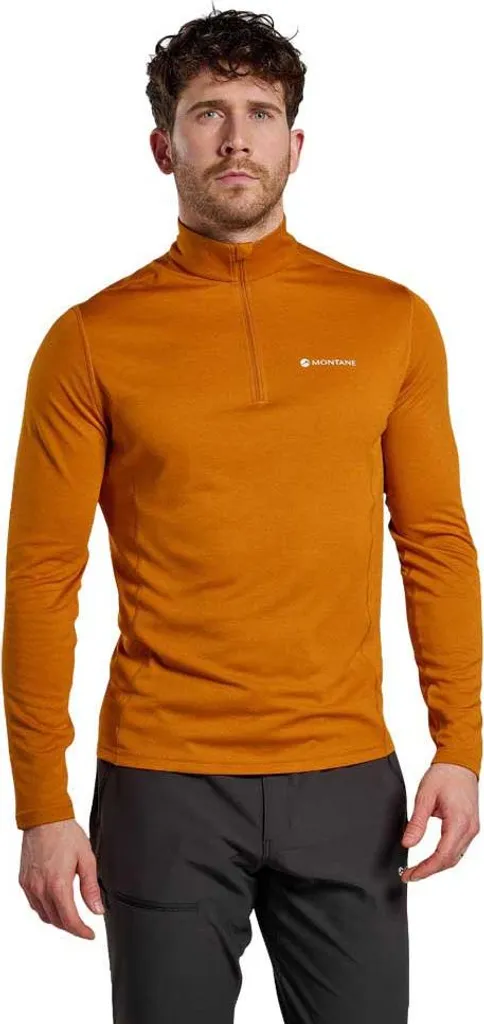 Recensione Montane Dart Felpa Mezza Zip Uomo Arancione Taglia L