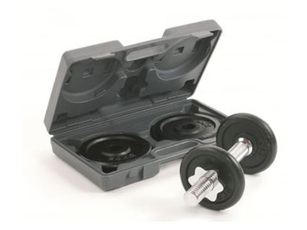 Činky Schildkröt Dumbbells 960012, 10 kg, čierna Obrázok produktu 