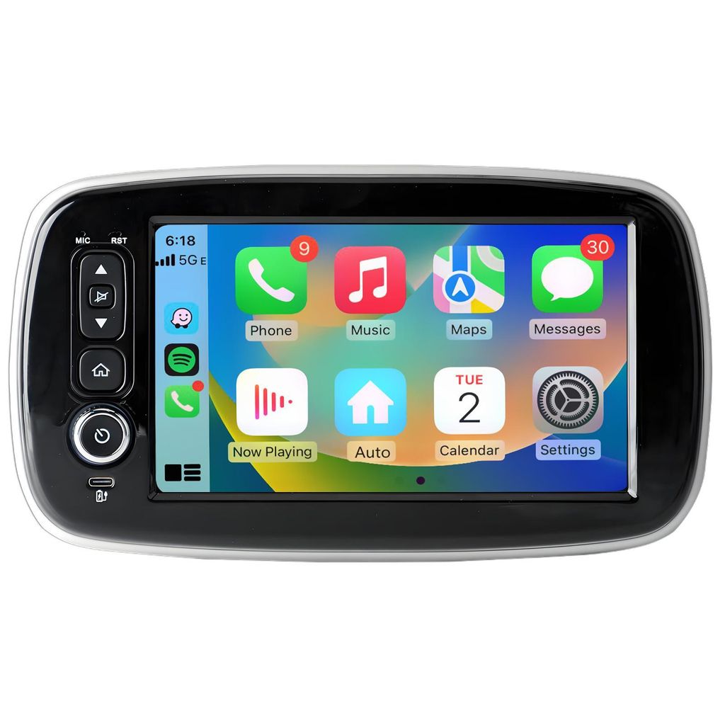Autoradio Android 8'' 64 GB pour Smart 453 Fortwo/Forfour Image du produit 