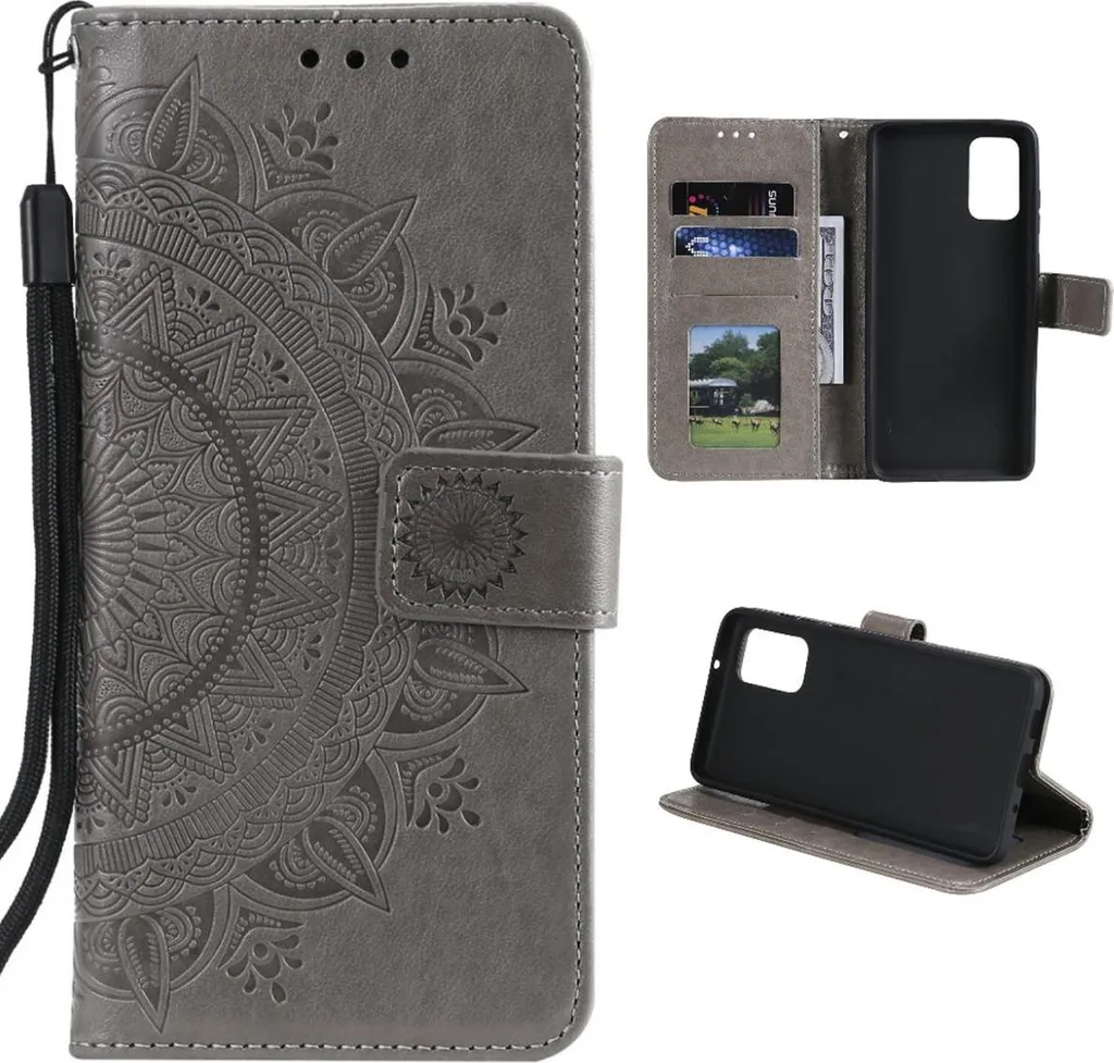 Custodia per Xiaomi Redmi Note 10/Note 10S Custodia per telefono cellulare Custodia Flip Case Cover Mandala