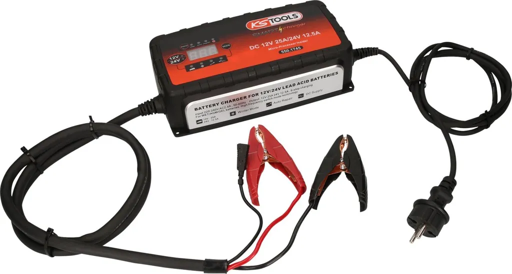 Récupérez vos batteries avec le chargeur KS Tools 12V 24V haute fréquence