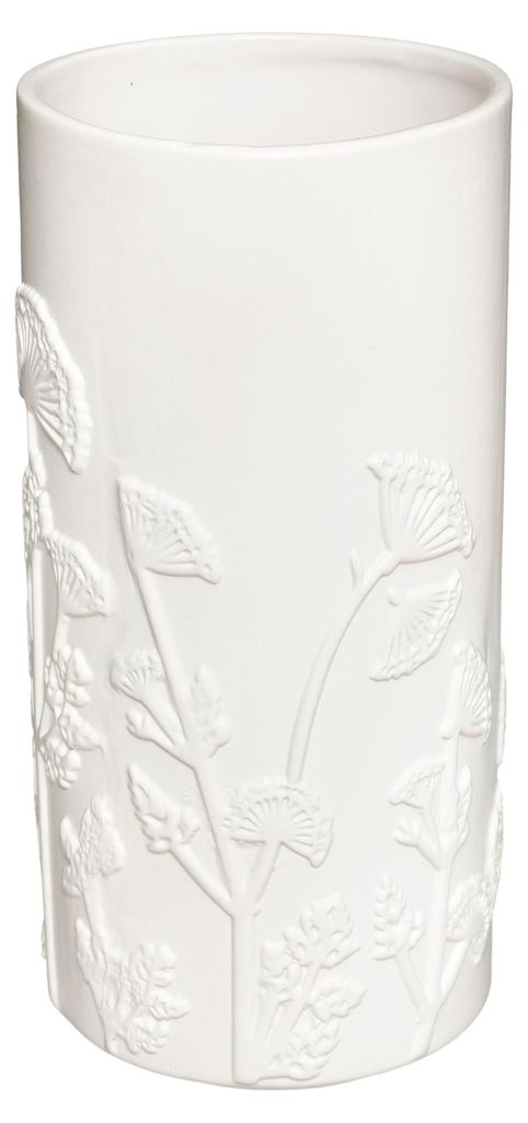 Ceramiczny wazon FLOWER, Ø 12 x 25 cm, biały Zdjęcie produktu 