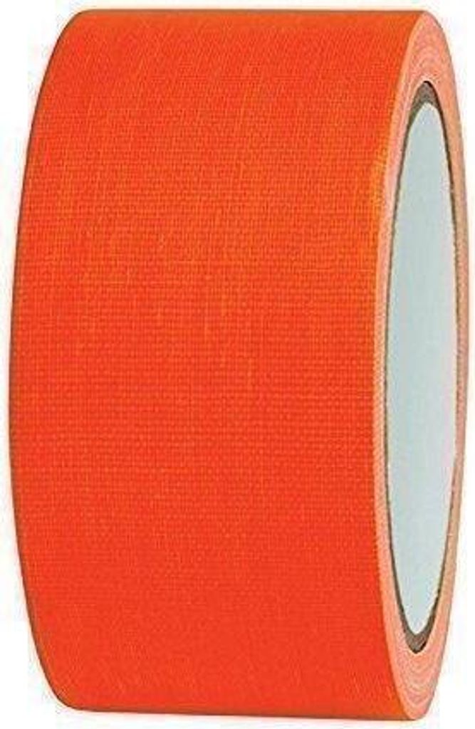 Leuchtendes Gewebe Klebeband Neon Orange 24 Rollen für Events & Markierung