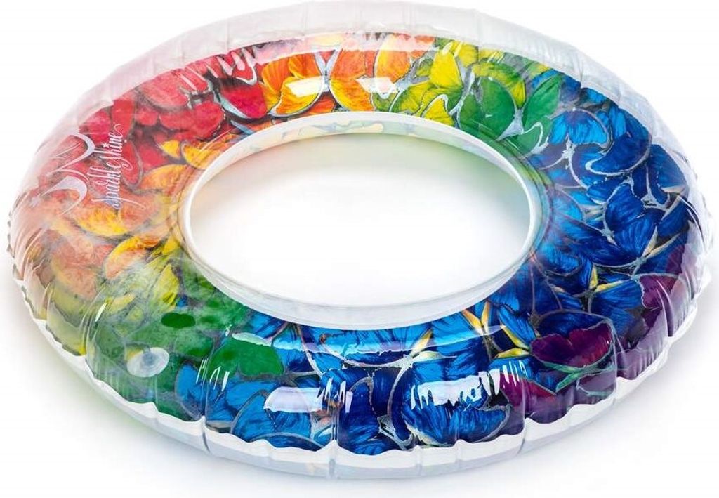 SunClub Schwimmring Schmetterling Ø 90 cm bunt mit Sicherheitsventil