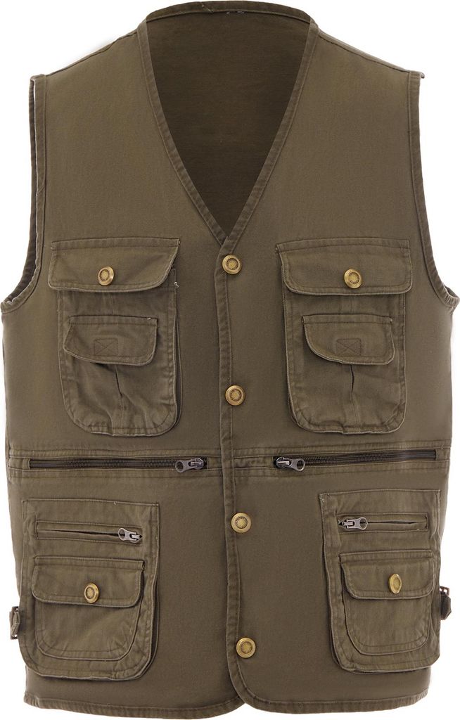 TALOON herren weste - olive, XXL