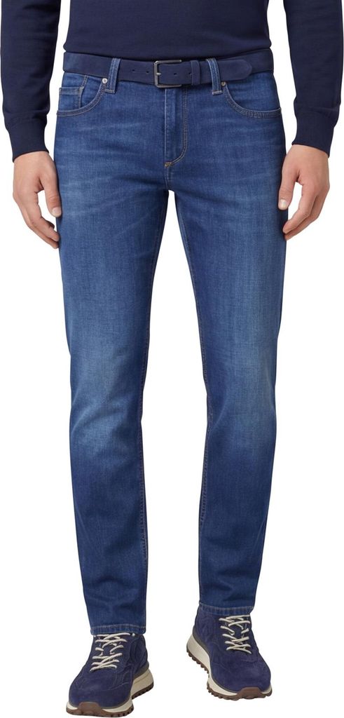 Alberto - Herren 5-Pocket Hose PIPE - Premium (4207 1367), Größe:W38, Länge:L32, Farbe:blue (849)