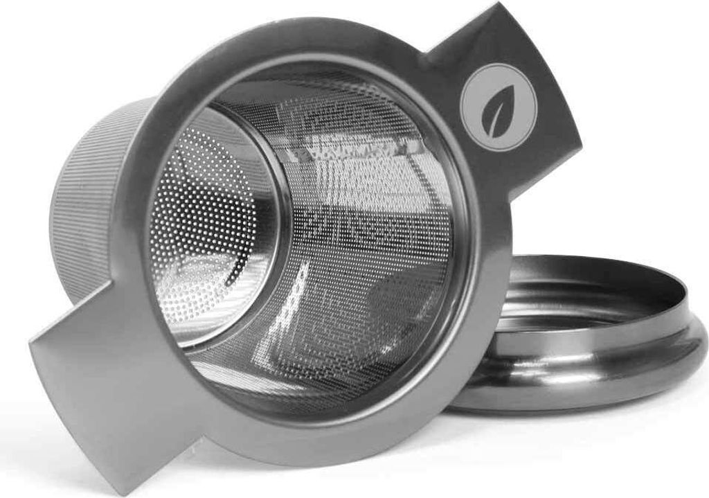Teesieb "Tea Master silber" mit Deckel/Untersetzer