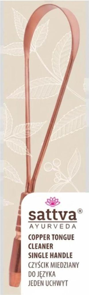 CZYŚCIK MIEDZIANY DO JĘZYKA POJEDYNCZY - SATTVA (AYURVEDA)