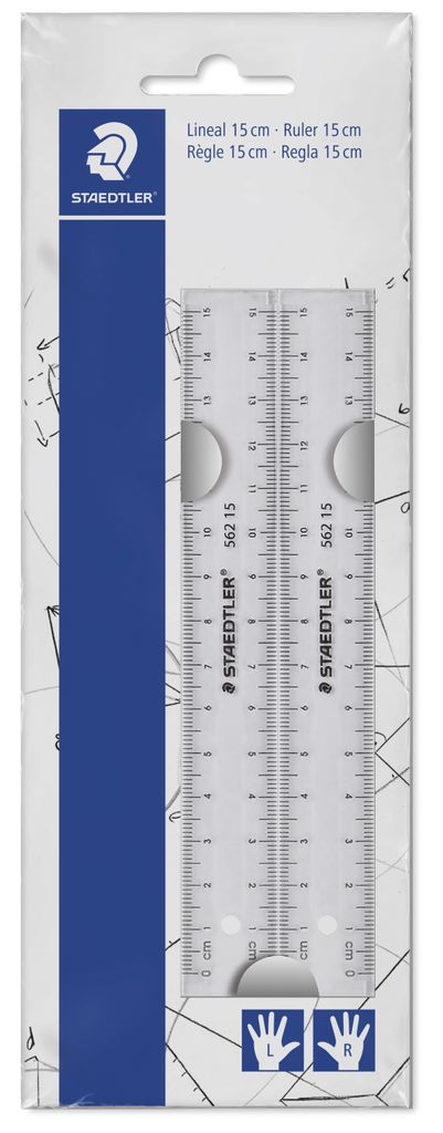 STAEDTLER Lineale 15 cm Kunstst. transp. Obrázok produktu 