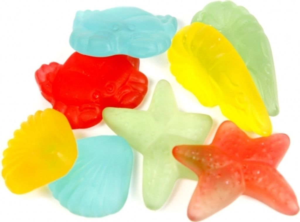 Fruchtgummi Meerestiere ohne Zucker Menge:1000g Produktbild 