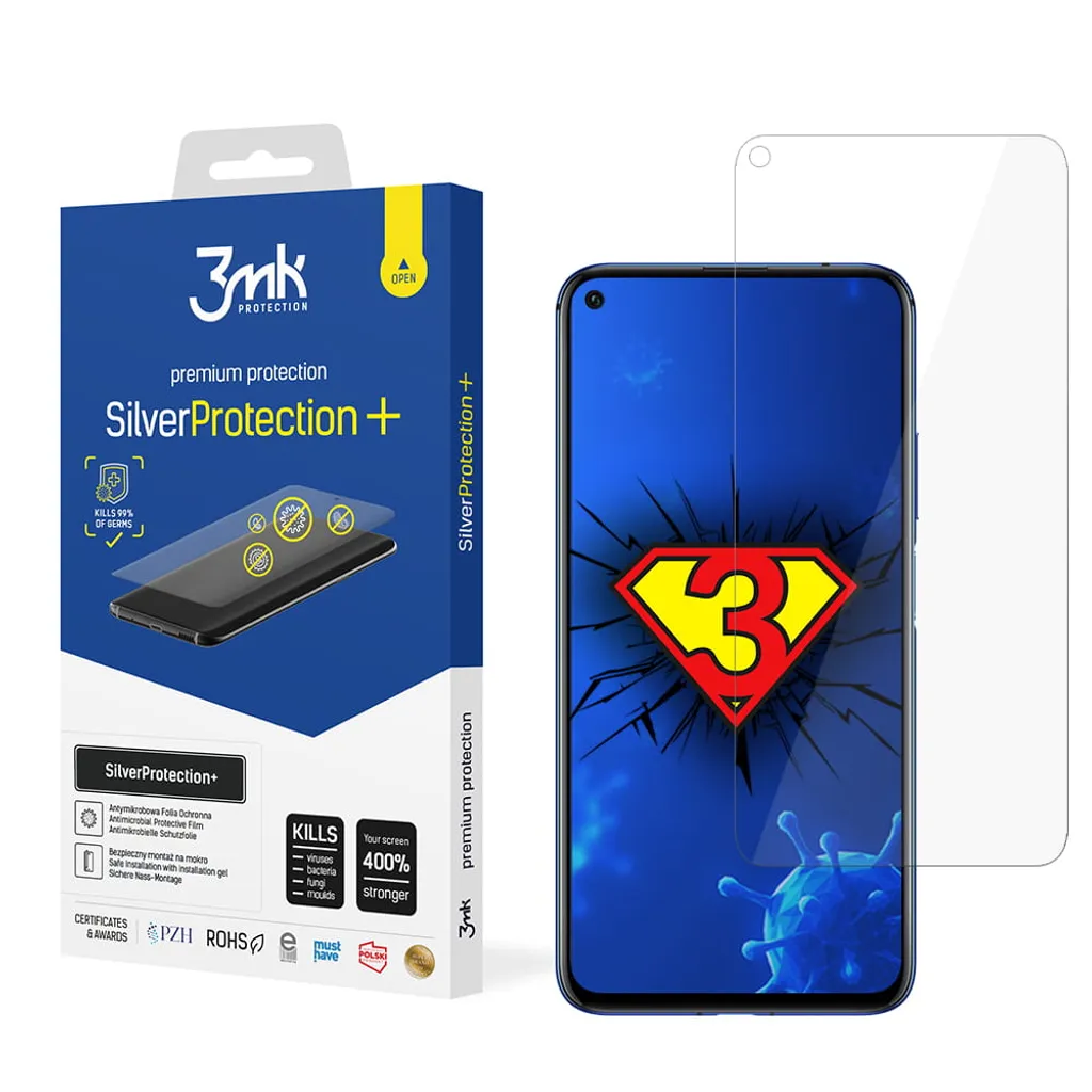 Pellicola Honor 20 Pro 3mk Silver Protection+ Anti-Shock e Batteri - 4