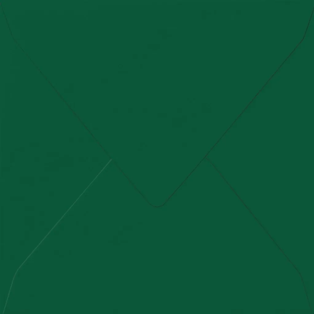 Heyda 211453047 Enveloppe Square 140 x 140 mm Vert Sapin pour Courrier