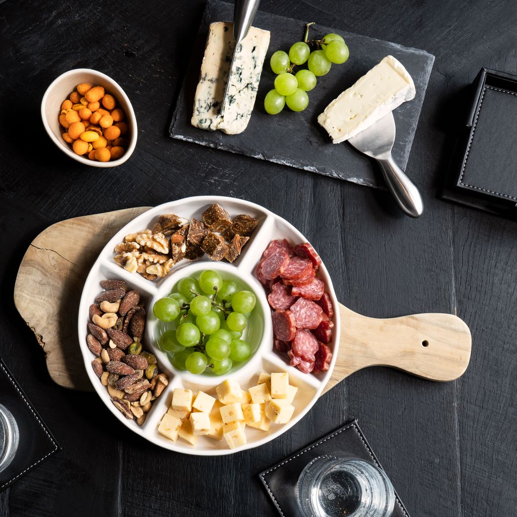 Krumble Tapasbord rund mit 5 Fächern - Essteller - Produktbild 4