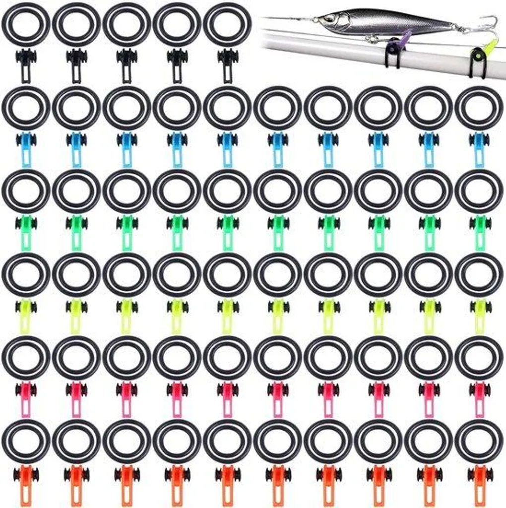 Lot de 60 colliers de serrage en 6 couleurs vives style sportif robuste