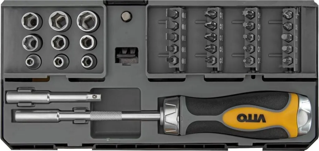 Coffret Vissage Magnétique 30 Outils VITO : Ne Perdez Plus Vos Vis et Embouts