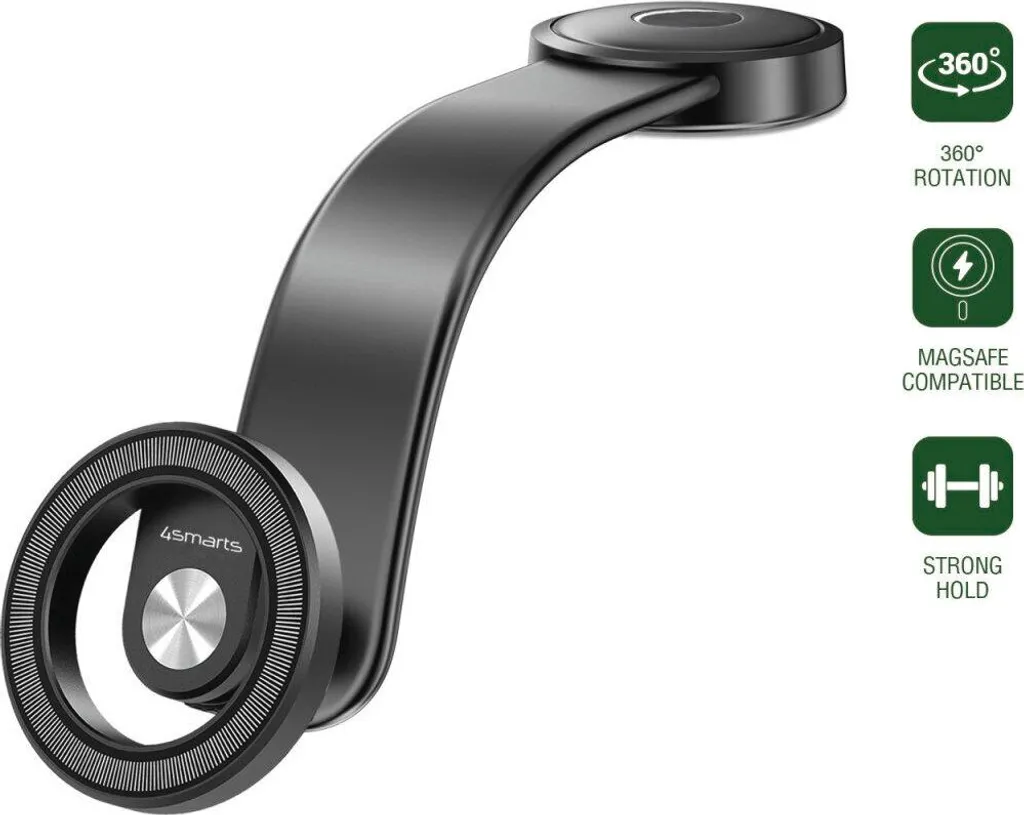 Support Actif pour Téléphone Portable Noir 4smarts 540953 Haute Qualité