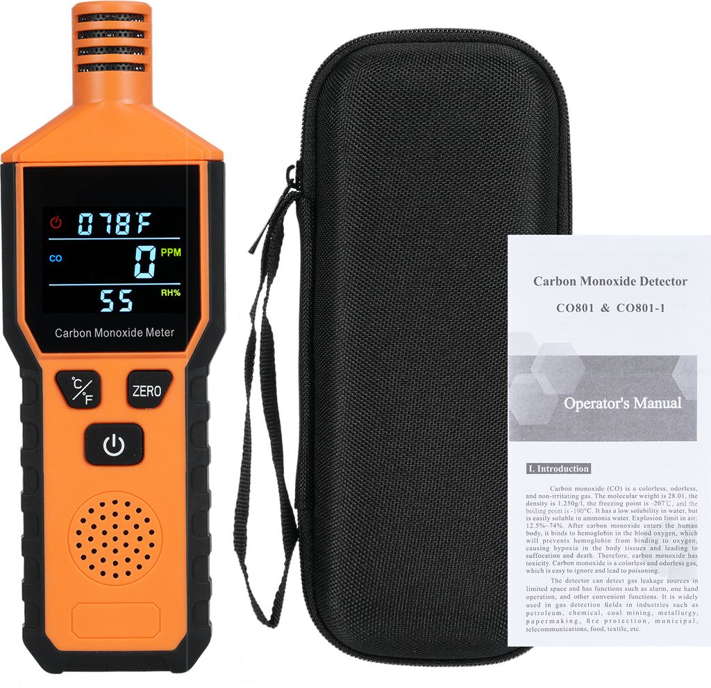 détecteur de CO portable 3 en 1 avec pile - Détecteur de Image du produit 