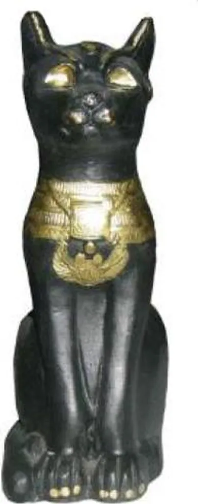 Statua Bastet Gatto Sacro 18cm | Protezione e Benessere Egitto