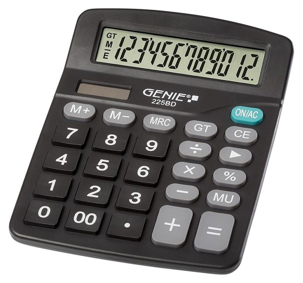 Kalkulačka Genie 225 BD Desktop Basic Black Obrázok produktu 