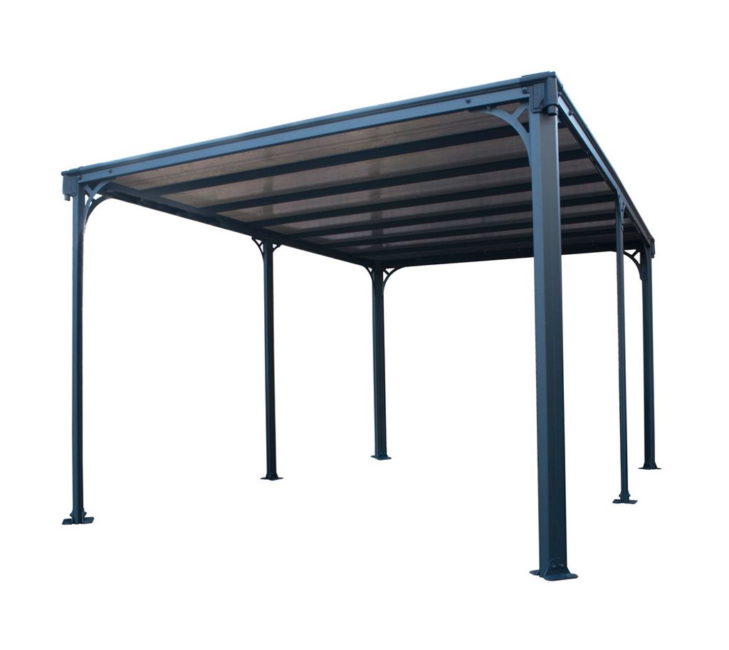 Palram - Canopia Aluminium Pavillon Milano 4300 Anthrazit 309x426x226 cm