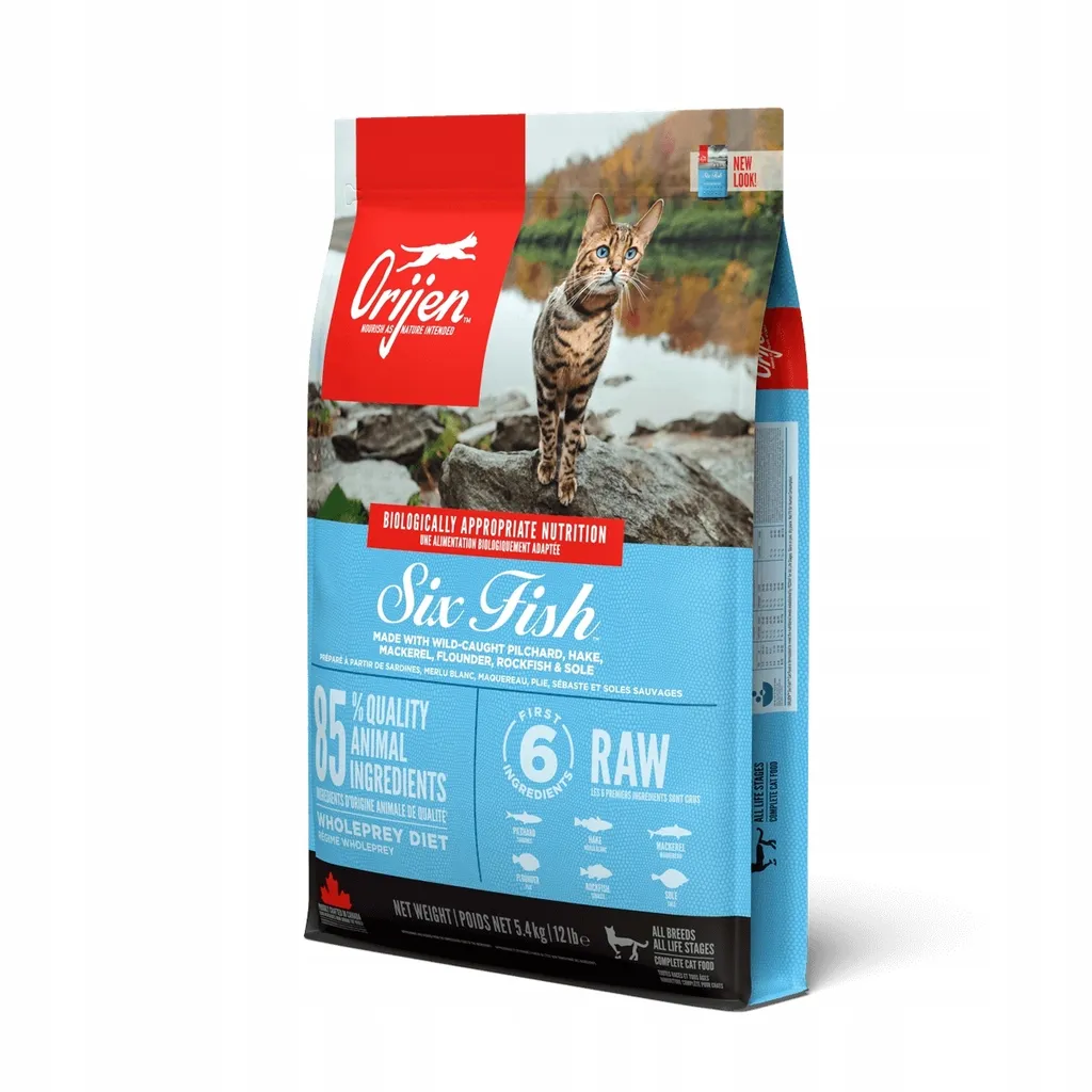 Orijen Six Fish Chat - Solution pour Chat Difficile et Sans Appétit