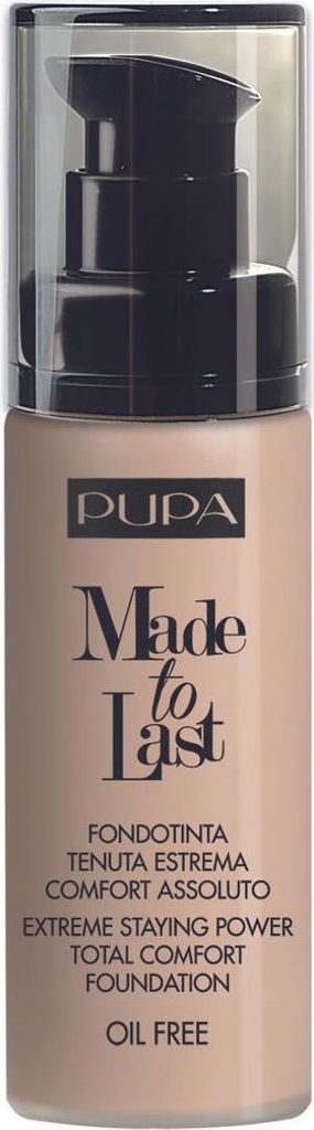 Pupa Made To Last Total Comfort Foundation SPF10 30ml